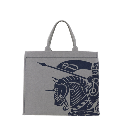 Grey Equestrian Knight Tote Bag - Image 1