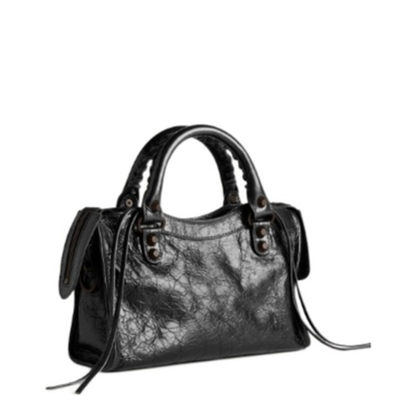 Le City Mini Lambskin Bag - Black - Image 3
