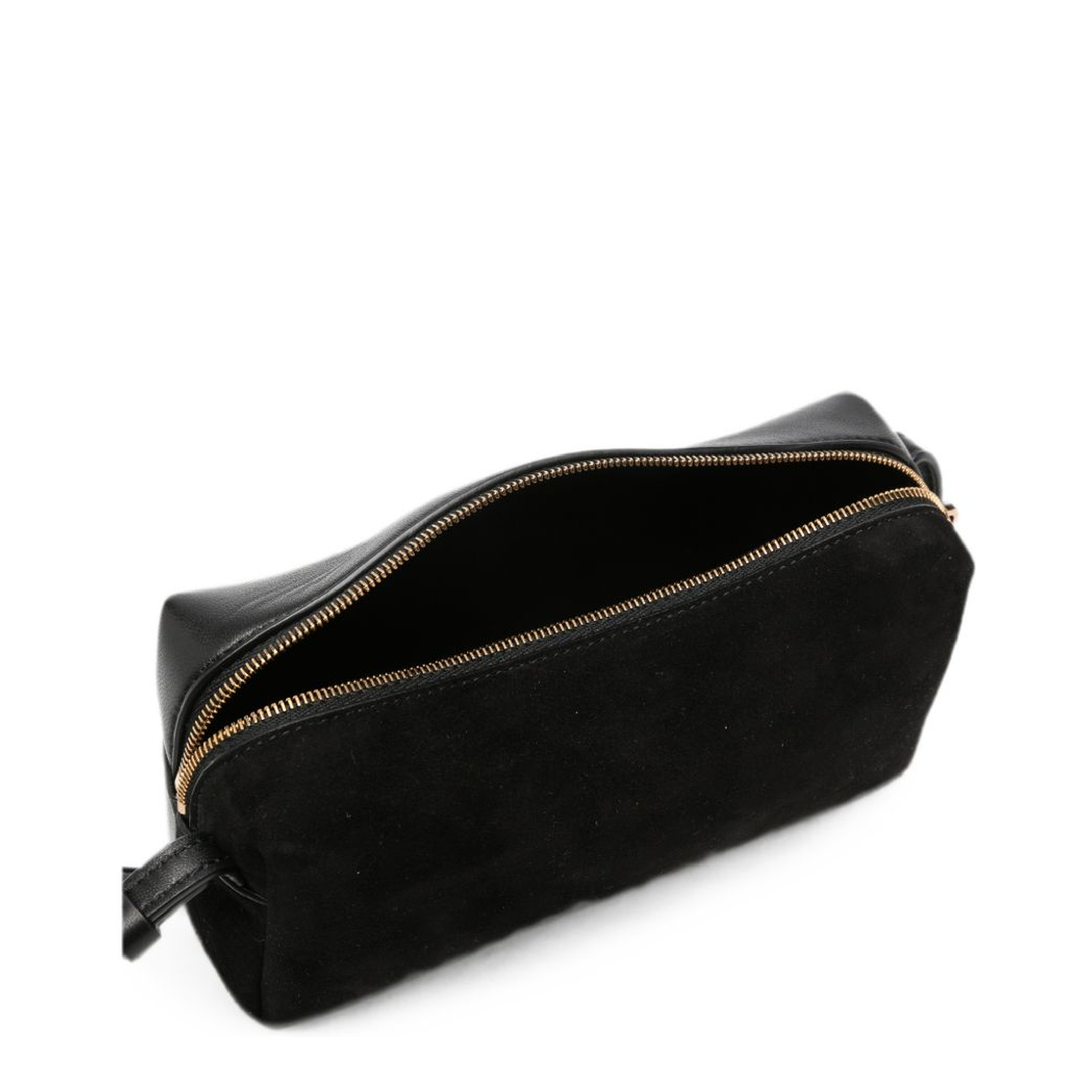 Kye Mini Crackle Patent Leather Crossbody - Black - Image 5