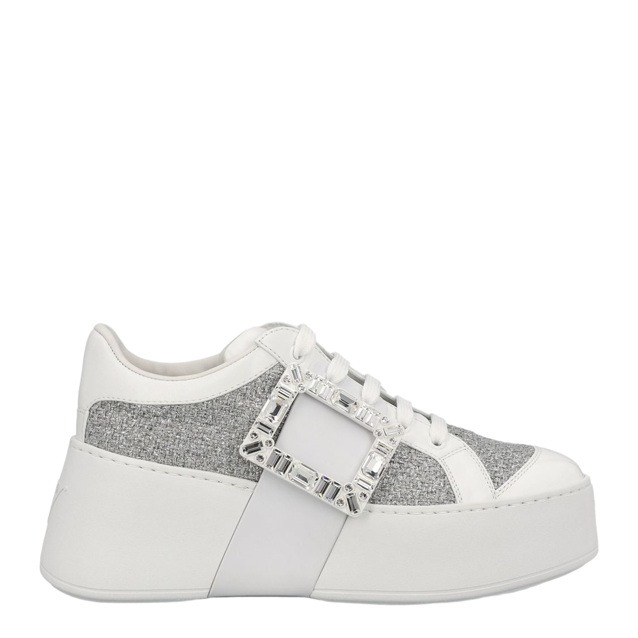 Skate Sneakers in Lurex - Image 1
