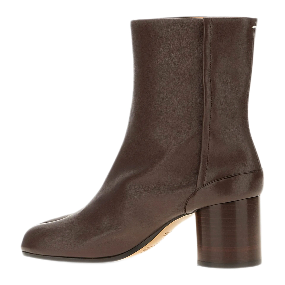 Mocha Brown Tabi Ankle Boots - Image 3