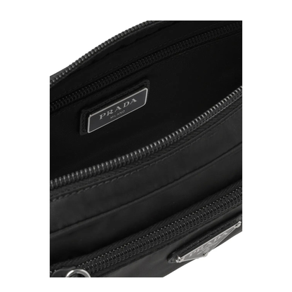 Re-Nylon One Size Recycled Polyamide Belt Bag - Black - Image 4