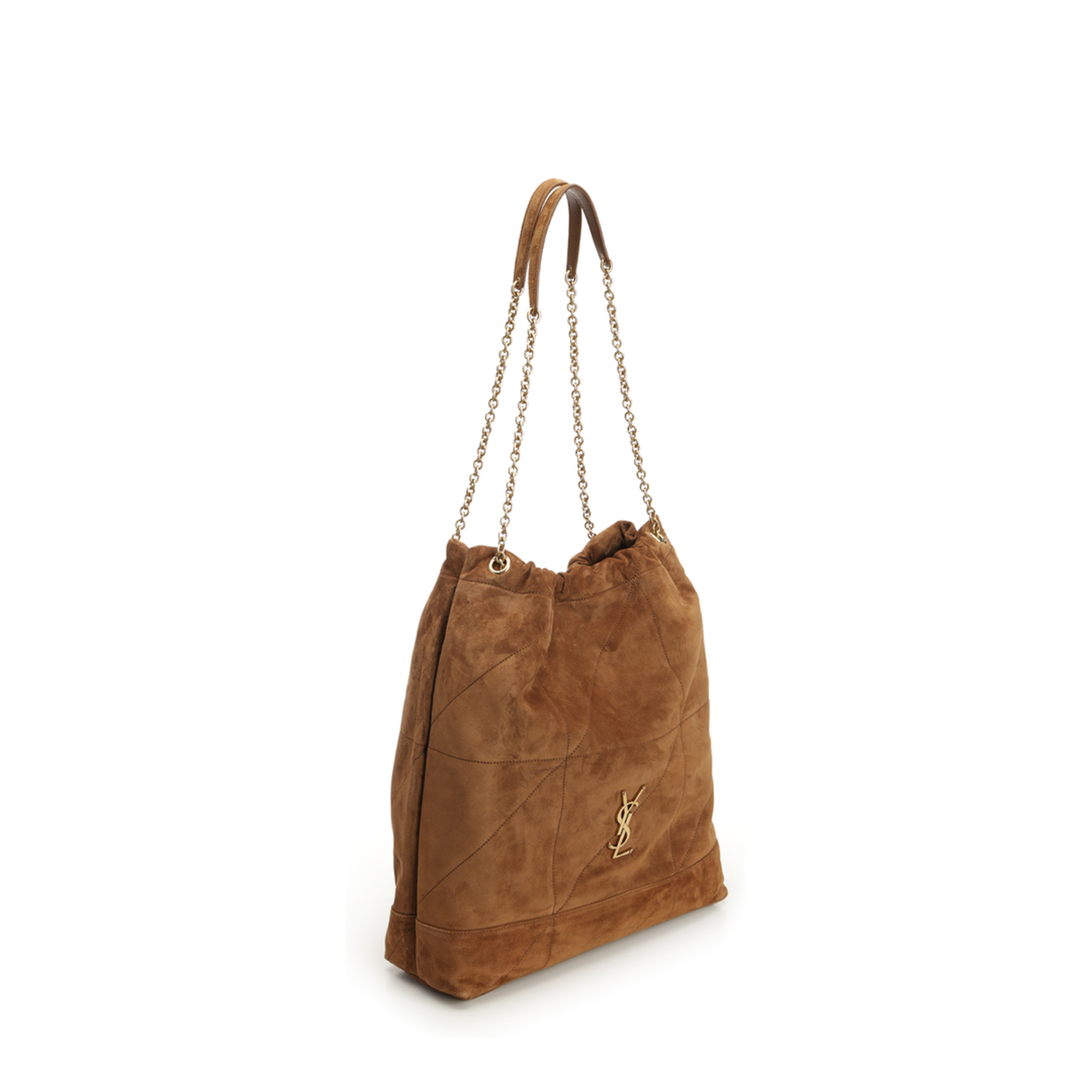 Jamie Large Suede Bucket Bags - Brown - Image 2