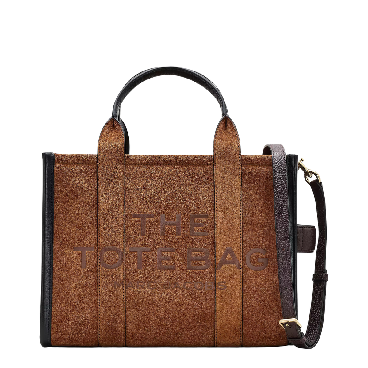 Medium Suede Tote - Copper Tan - Image 5