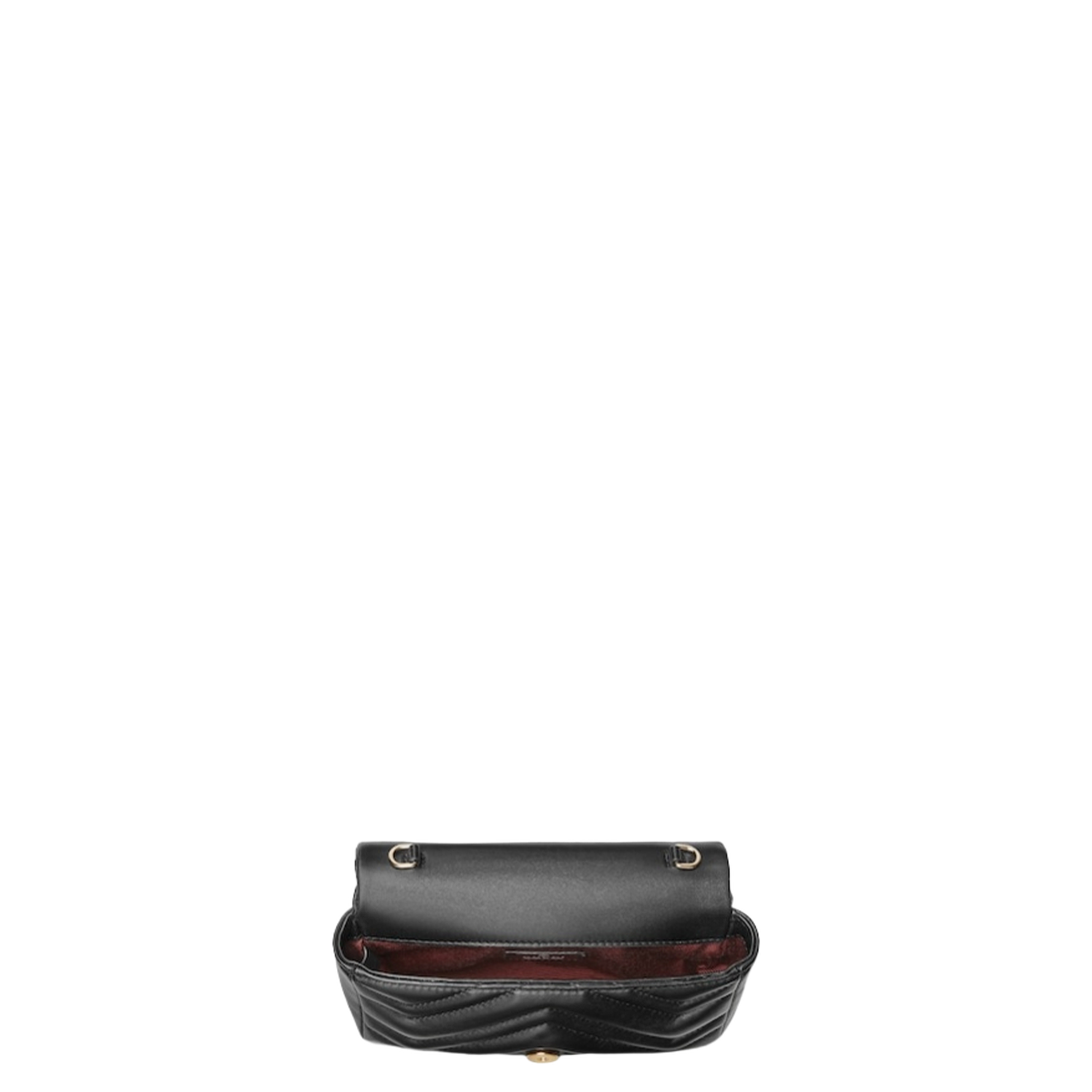 Marmont Mini Shoulder Bag in Black Leather - Image 5
