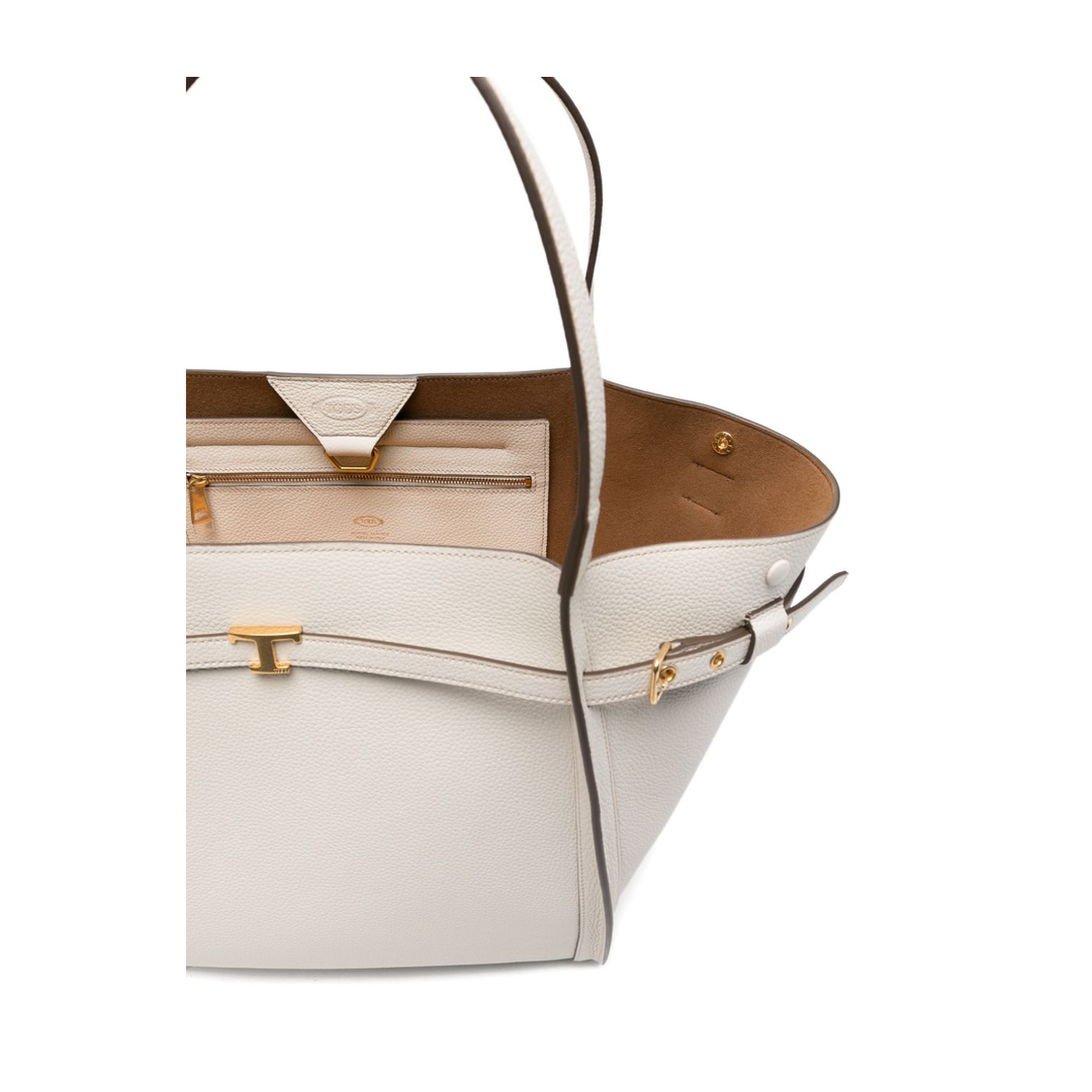 Medium Calfskin Tote - White - Image 4