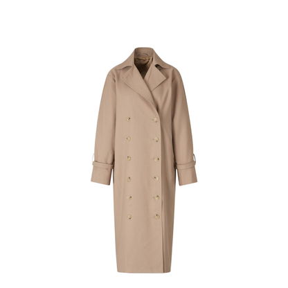 Double-Breasted Cotton Trench Coat - Image 1