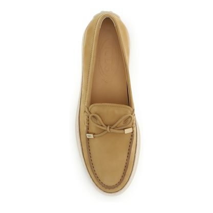 Suede and Raffia Loafers - Image 4