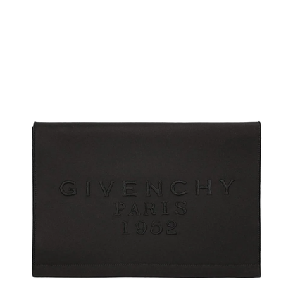 Paris 1952 Pochette Handbag Satin Black - Image 1