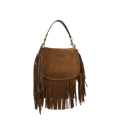 Pony Medium Calfskin Crossbody - Dark Sand - Image 2