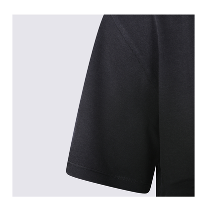 Logo Printed T-Shirts Black - Image 7