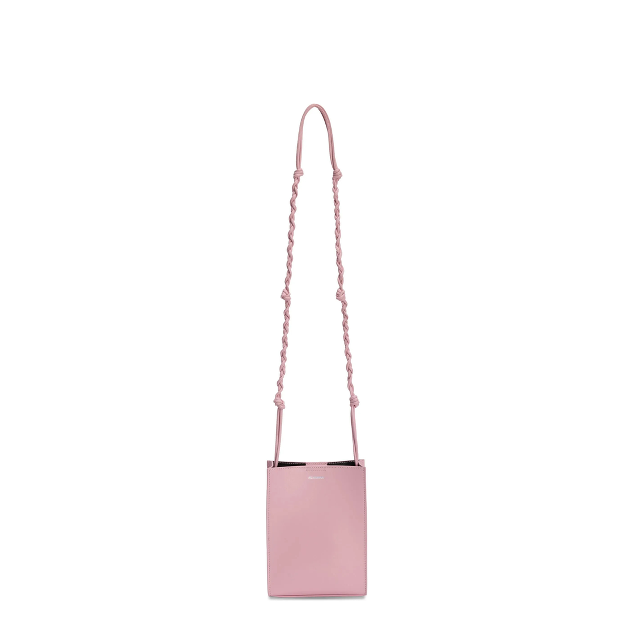 Tangle Small Leather Crossbody Bag - Neon Rose - Image 1