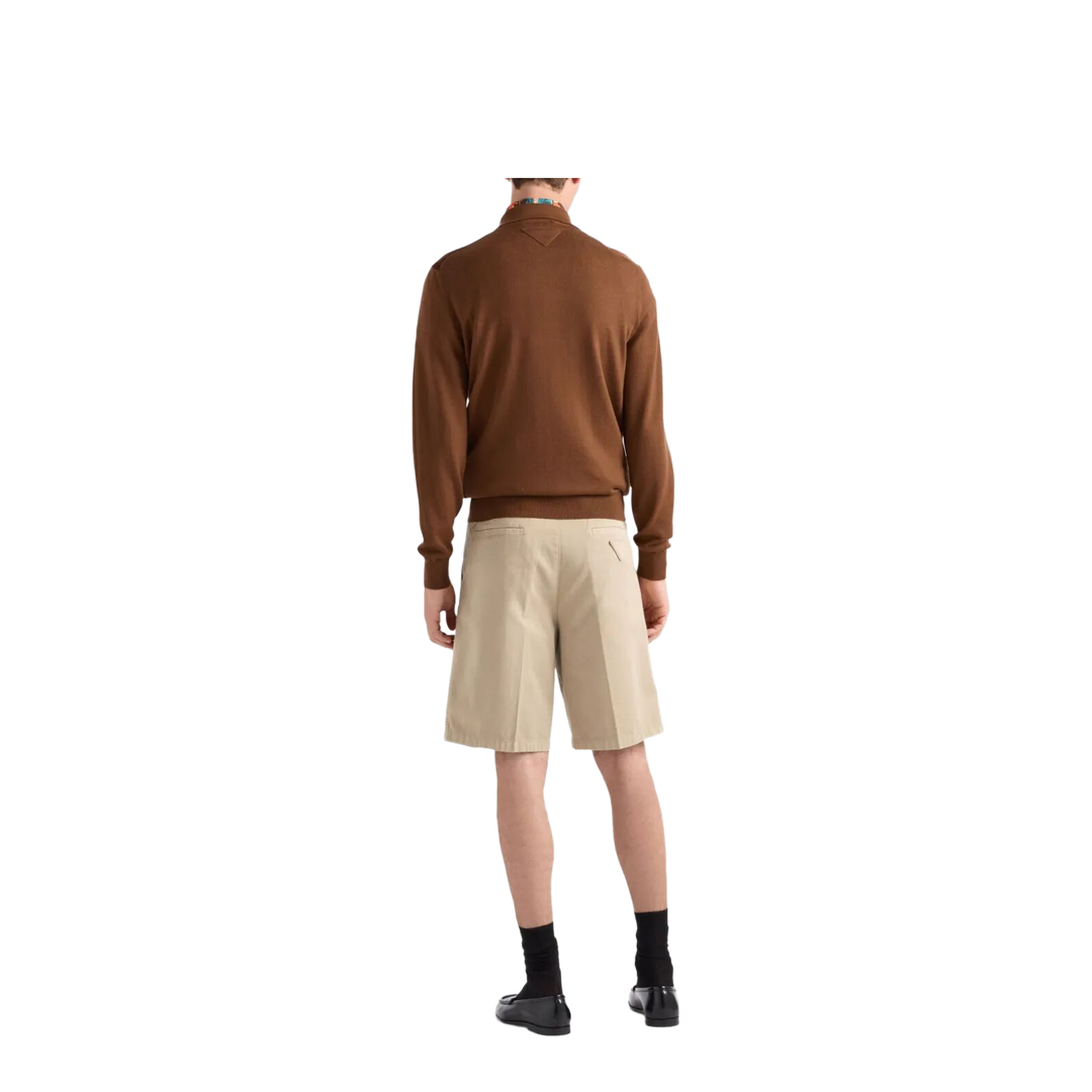 Vintage-Effect Cotton Bermudas - Image 3