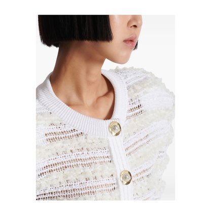 Structured Shoulder Long Sleeve Top - Image 6