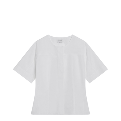 Cotton Short-Sleeve Top - Image 1