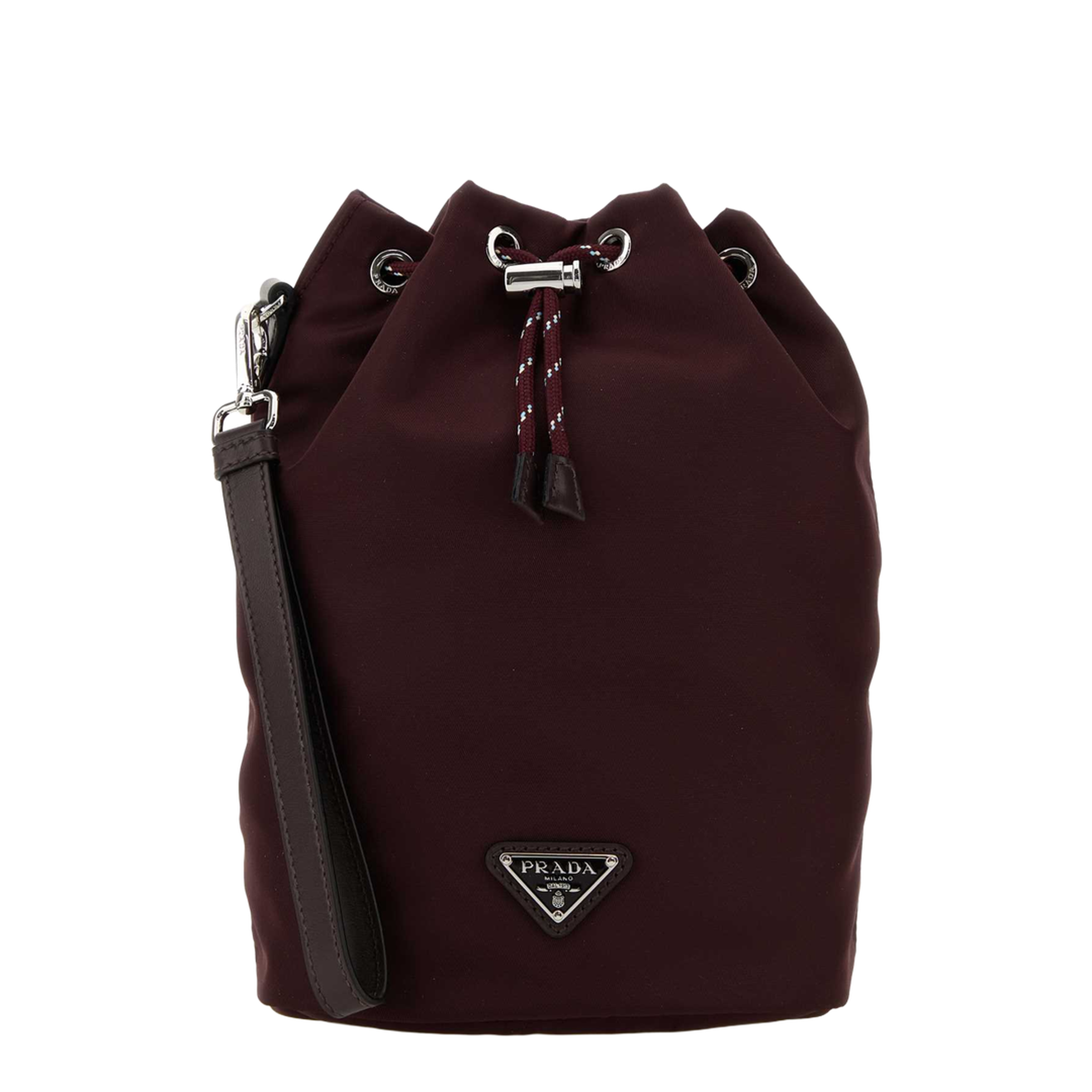 Speedrock Re-Nylon and Leather Pouch - Burgundy - Image 1