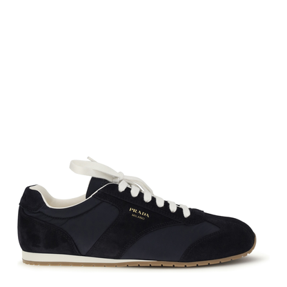 Suede and Fabric Sneakers - Image 1