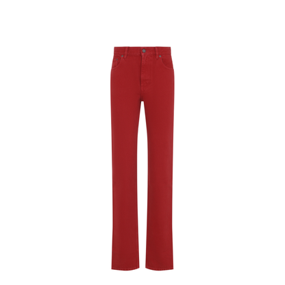 Red Denim Jeans - Image 2