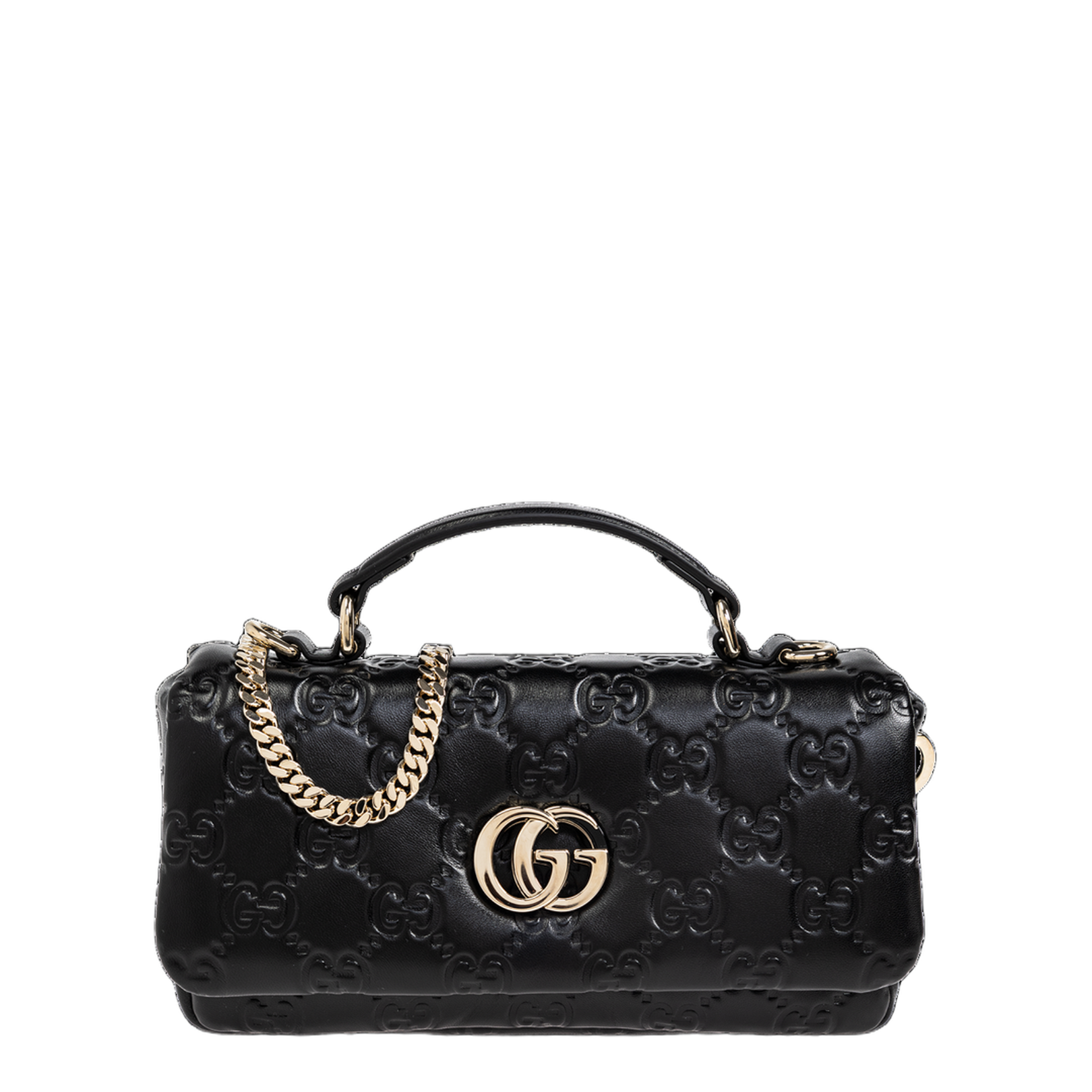 GG Milano Small Exotic Leathers Top Handle Bag - Black - Image 5