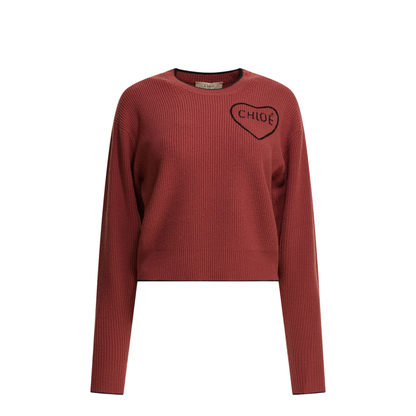Crew-Neck Sweater With Logo - Image 1