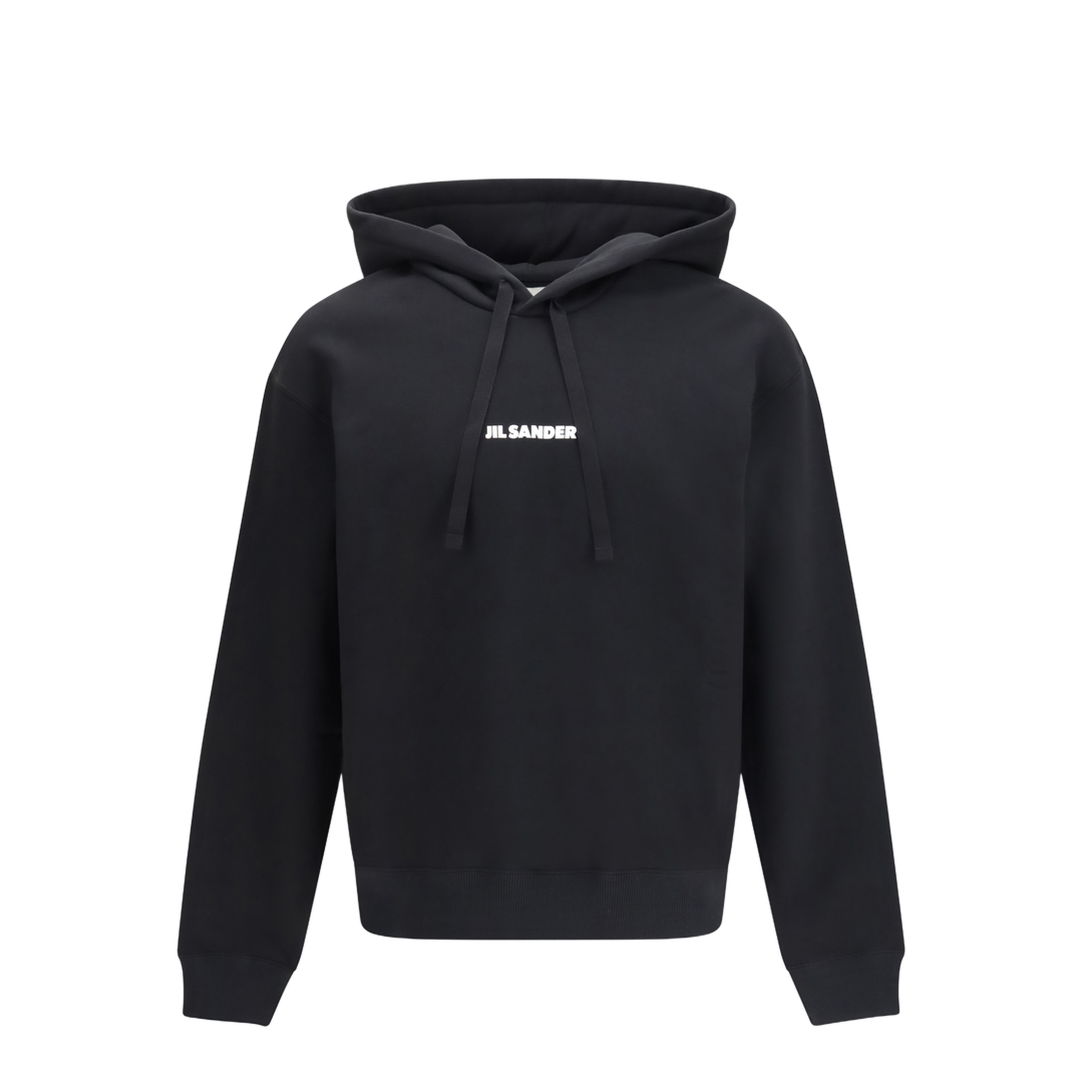 Cotton Logo-Detail Hoodie - Image 1