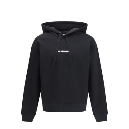 Cotton Logo-Detail Hoodie - Image 1