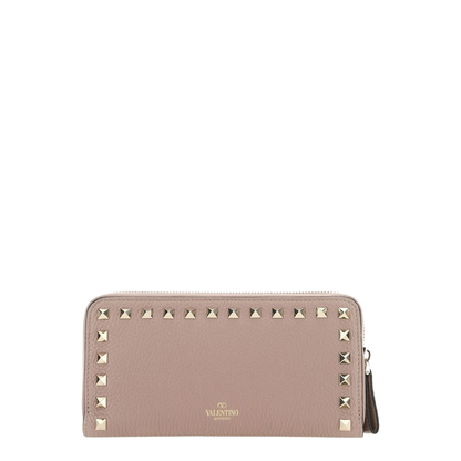 Rockstud Wallet Leather Pink - Image 5