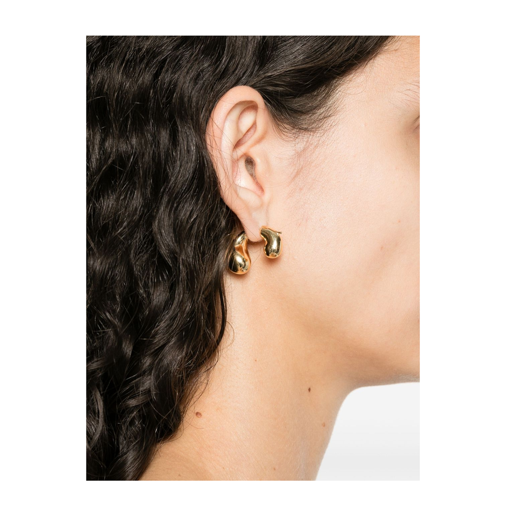 Teardrop Earrings in Natural - Image 2