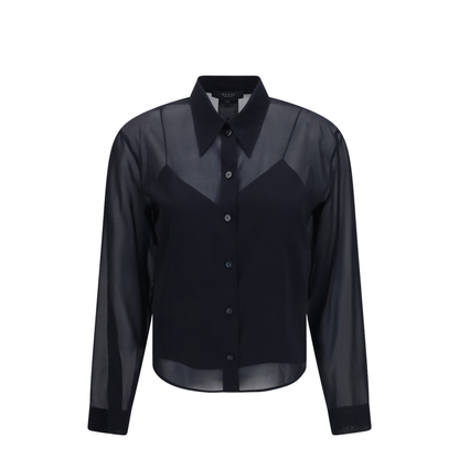 Stretch Silk Chiffon Shirt - Image 1