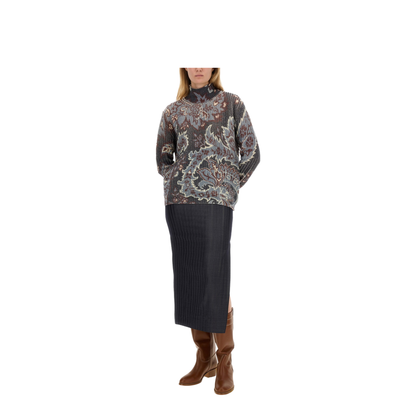 Printed Wool Sweater - Image 2