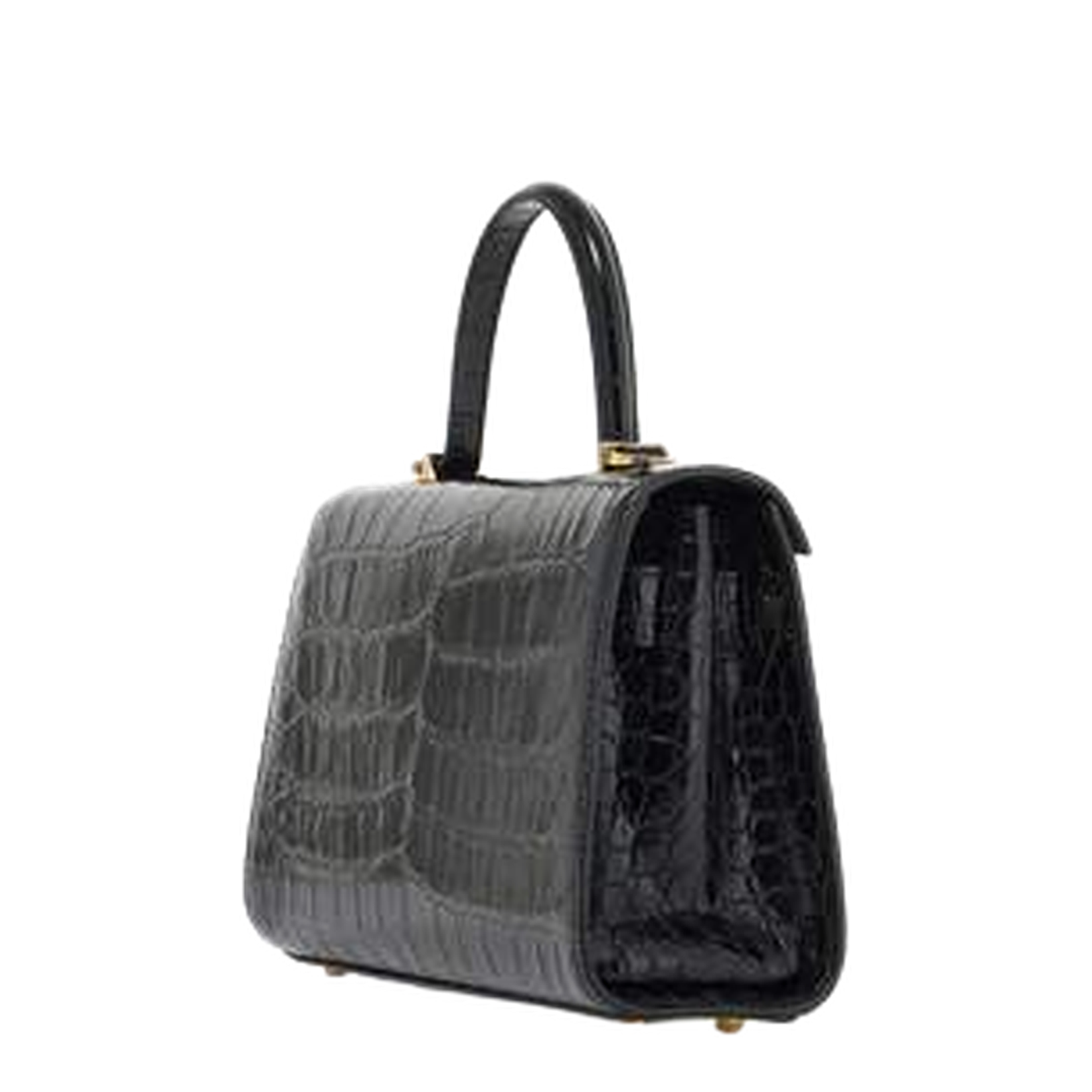 Crocodile Embossed Tote Bag - Image 5