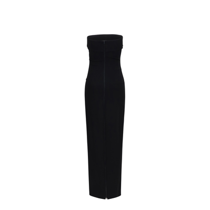 Long Stretch Viscose Dress - Image 2