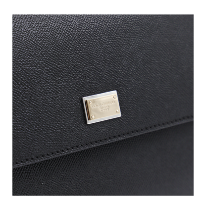 Large Sicily Handbag in Black - Image 8