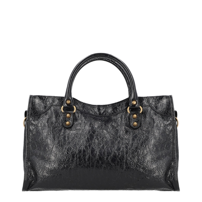 Le City Medium Arena Lambskin Shoulder Bag - Black - Image 3
