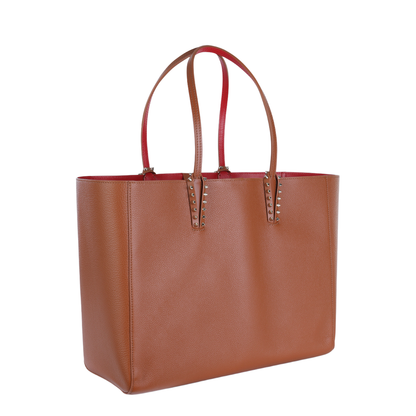 Cabata Studded Leather Shoulder Bag - Brown - Image 2