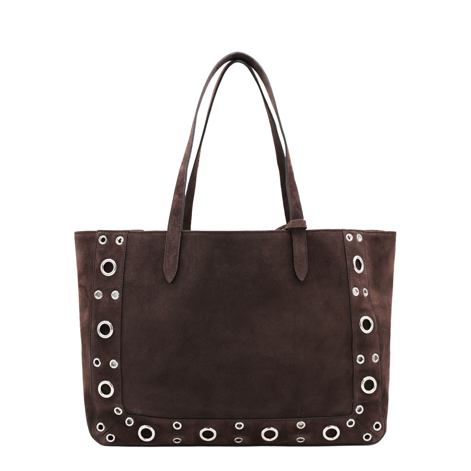 Garavani Brown Leather Tote Bag - Image 2