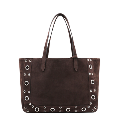 Garavani Brown Leather Tote Bag - Image 2