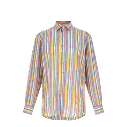 Striped Linen Shirt - Image 1