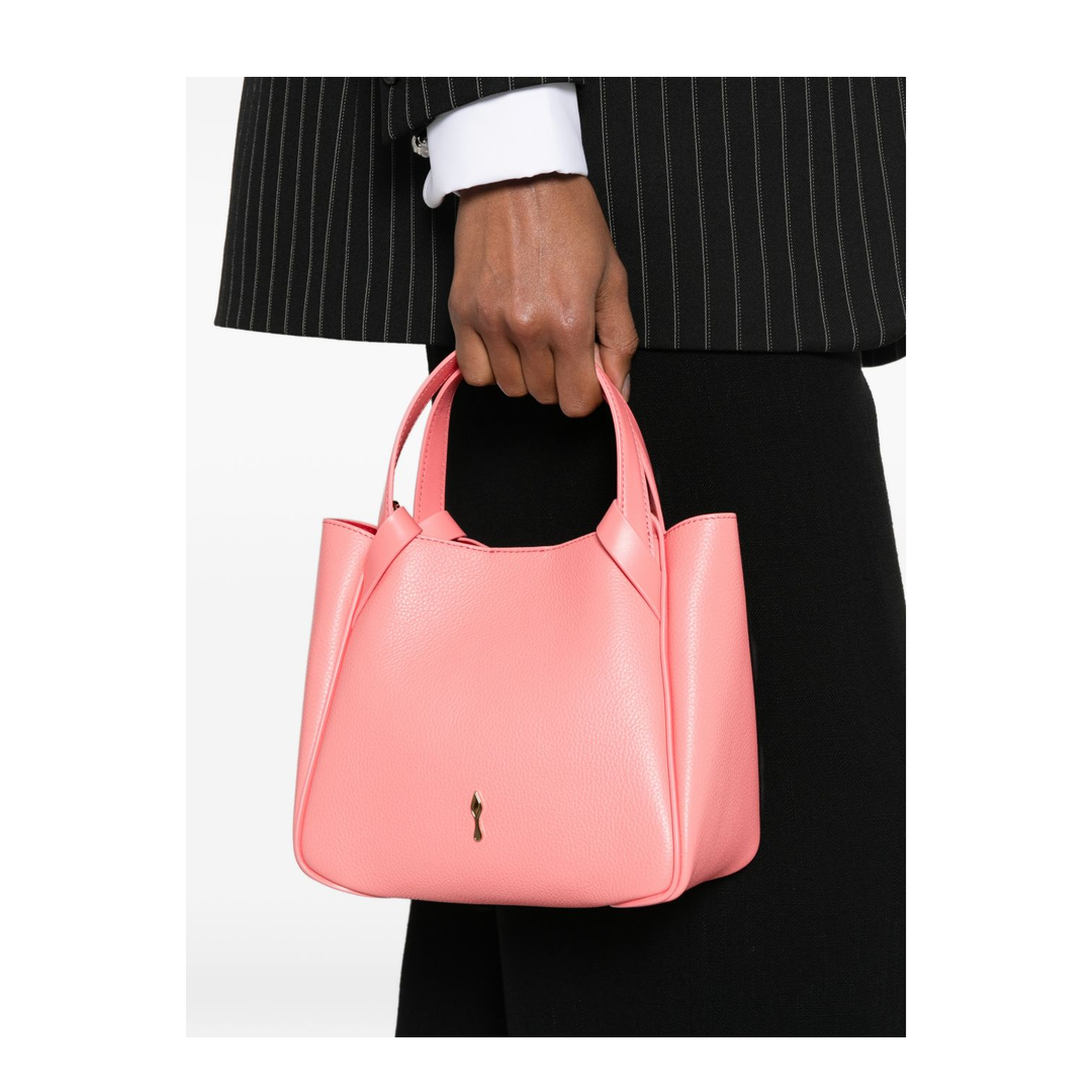 Bettina Mini Calfskin Tote - Pink - Image 3