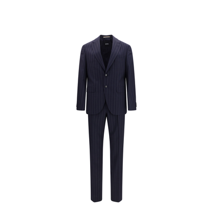 Striped Virgin Wool Suit - Image 1