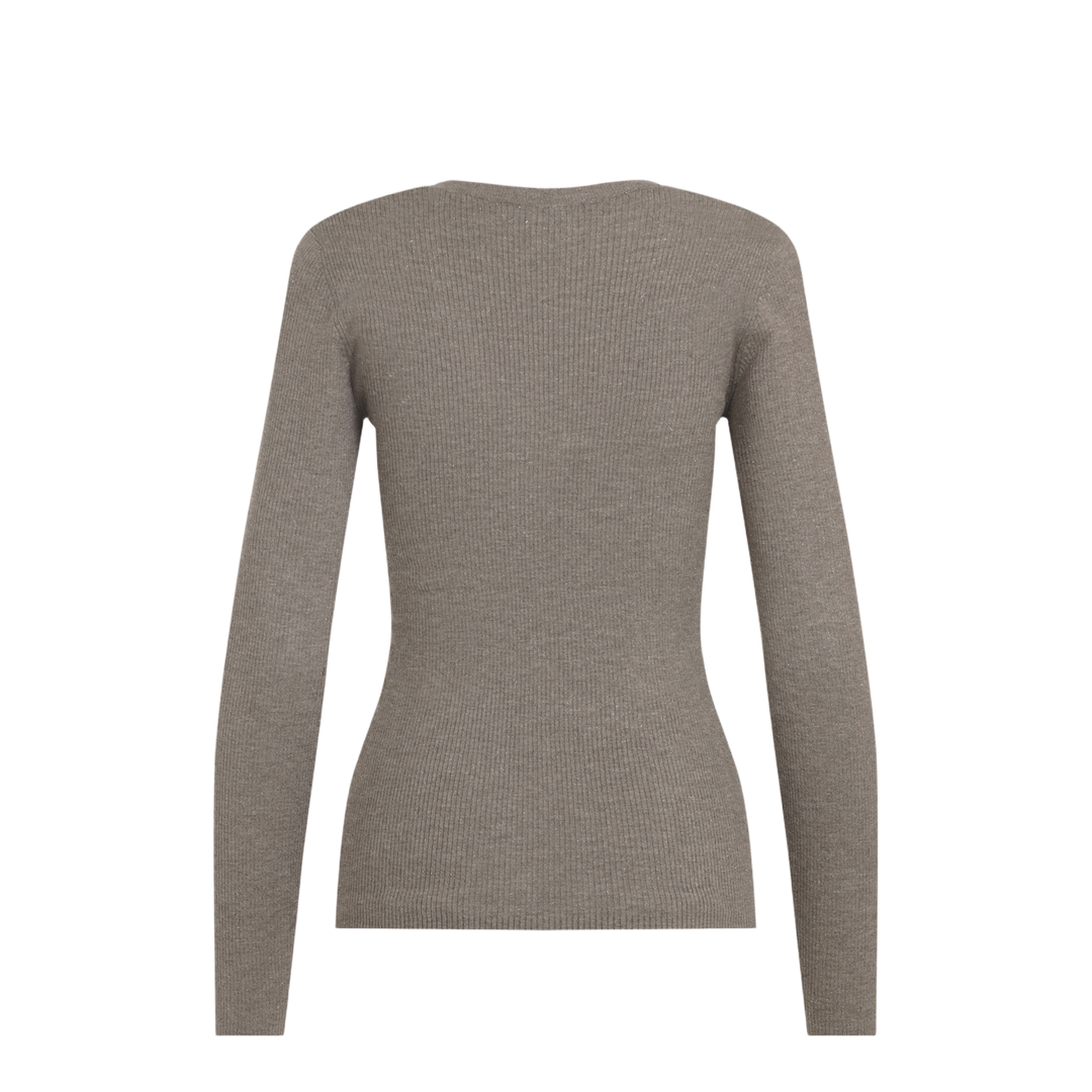 Ribbed V-Neck Sweater - Image 4