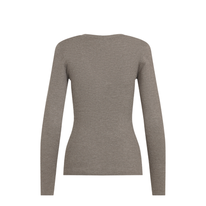 Ribbed V-Neck Sweater - Image 4