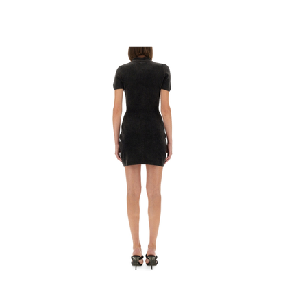 Mini Dress with Polo Collar - Image 3
