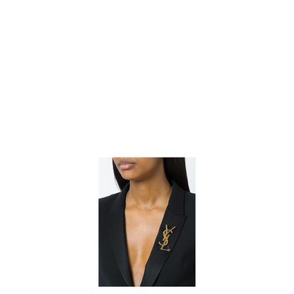 CASSANDRE Crocodile Brooch in Metal in Gold - Image 3