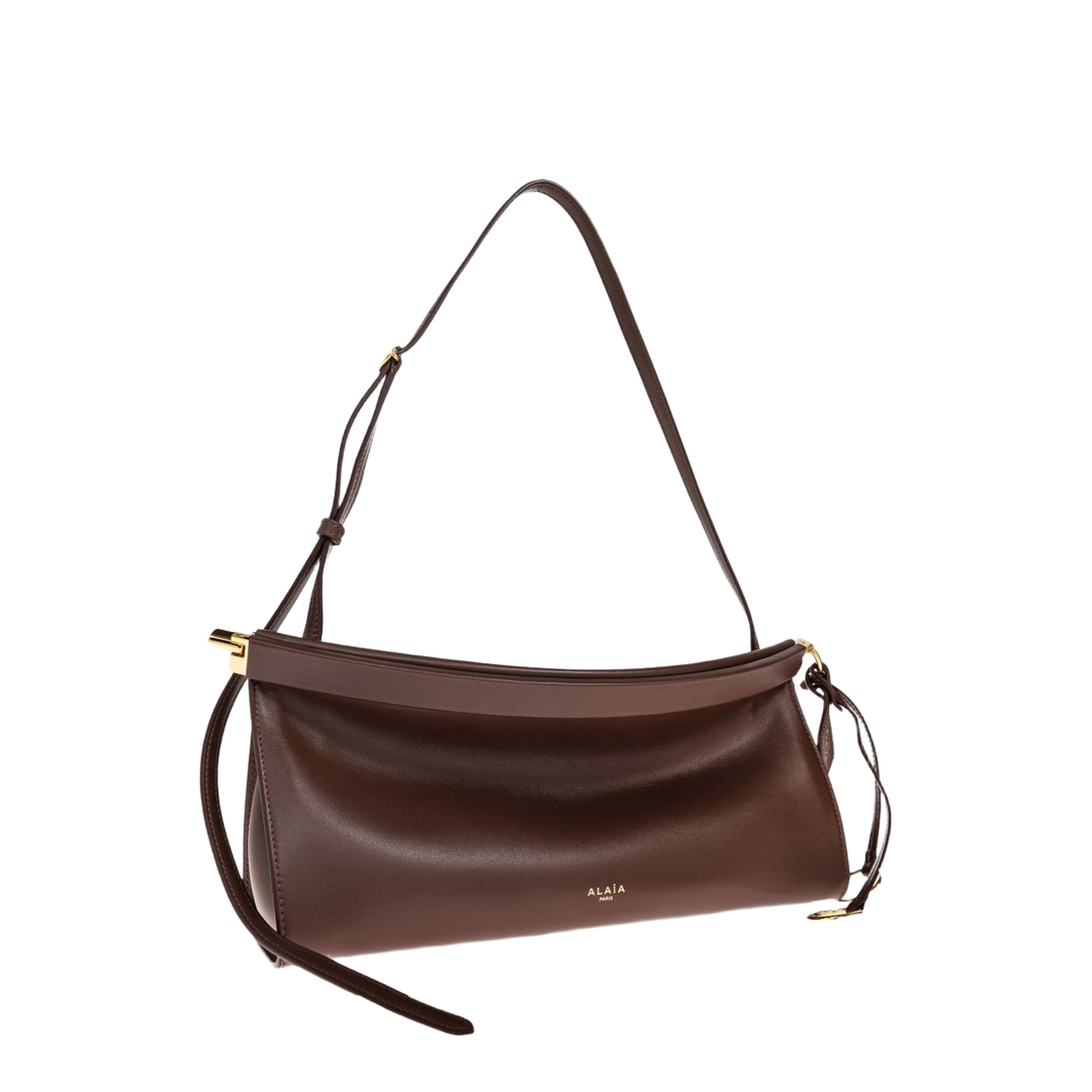 Le Click East West Medium Calfskin Shoulder Bag - Brown - Image 4