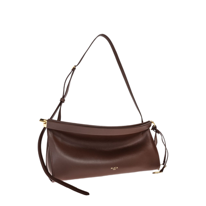 Le Click East West Medium Calfskin Shoulder Bag - Brown - Image 4