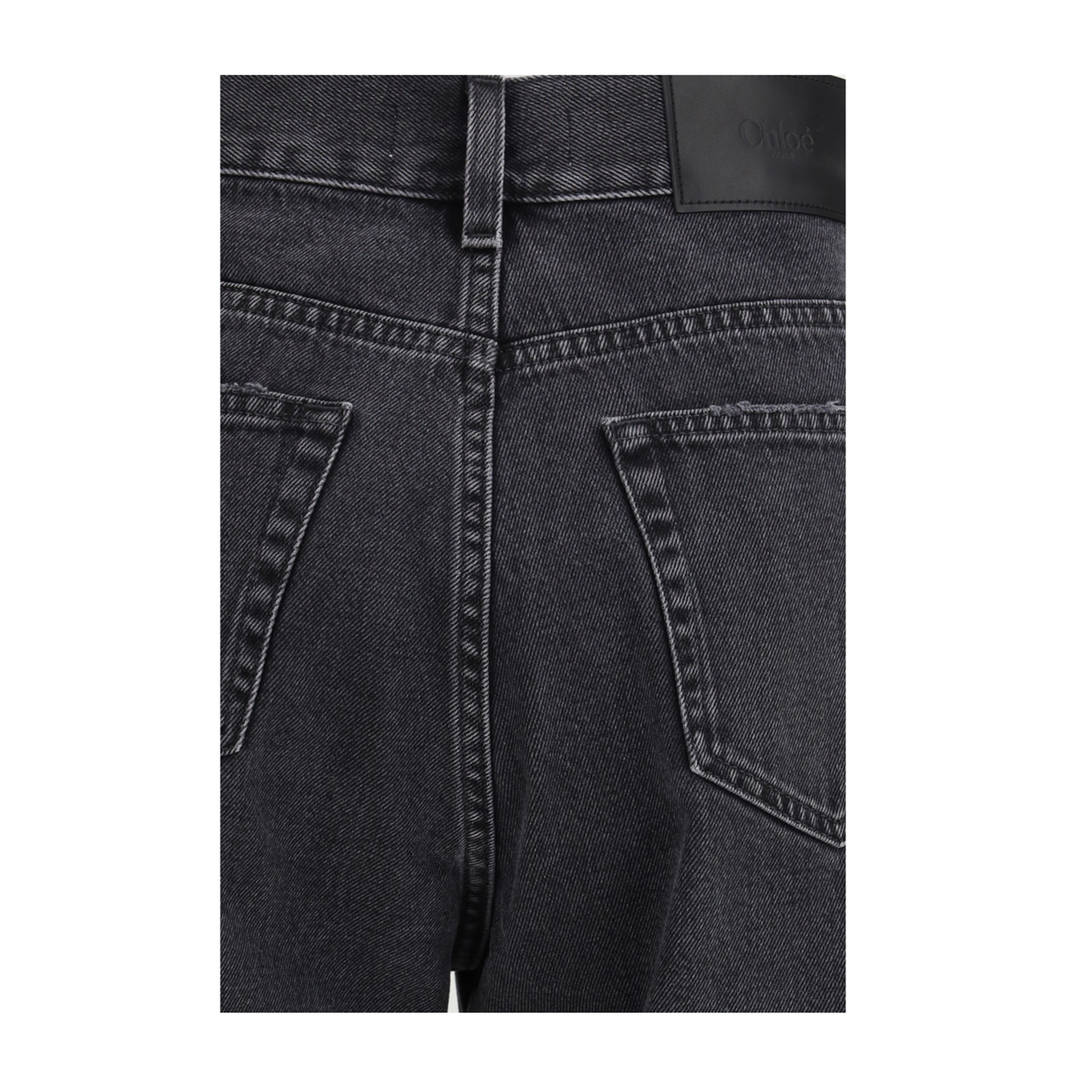 High-Waisted Cropped Denim Jeans - Image 3