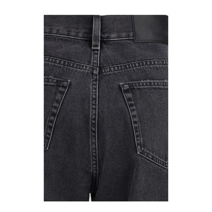 High-Waisted Cropped Denim Jeans - Image 3