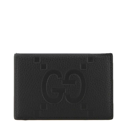 Maxi GG Card Holder Leather Black - Image 1