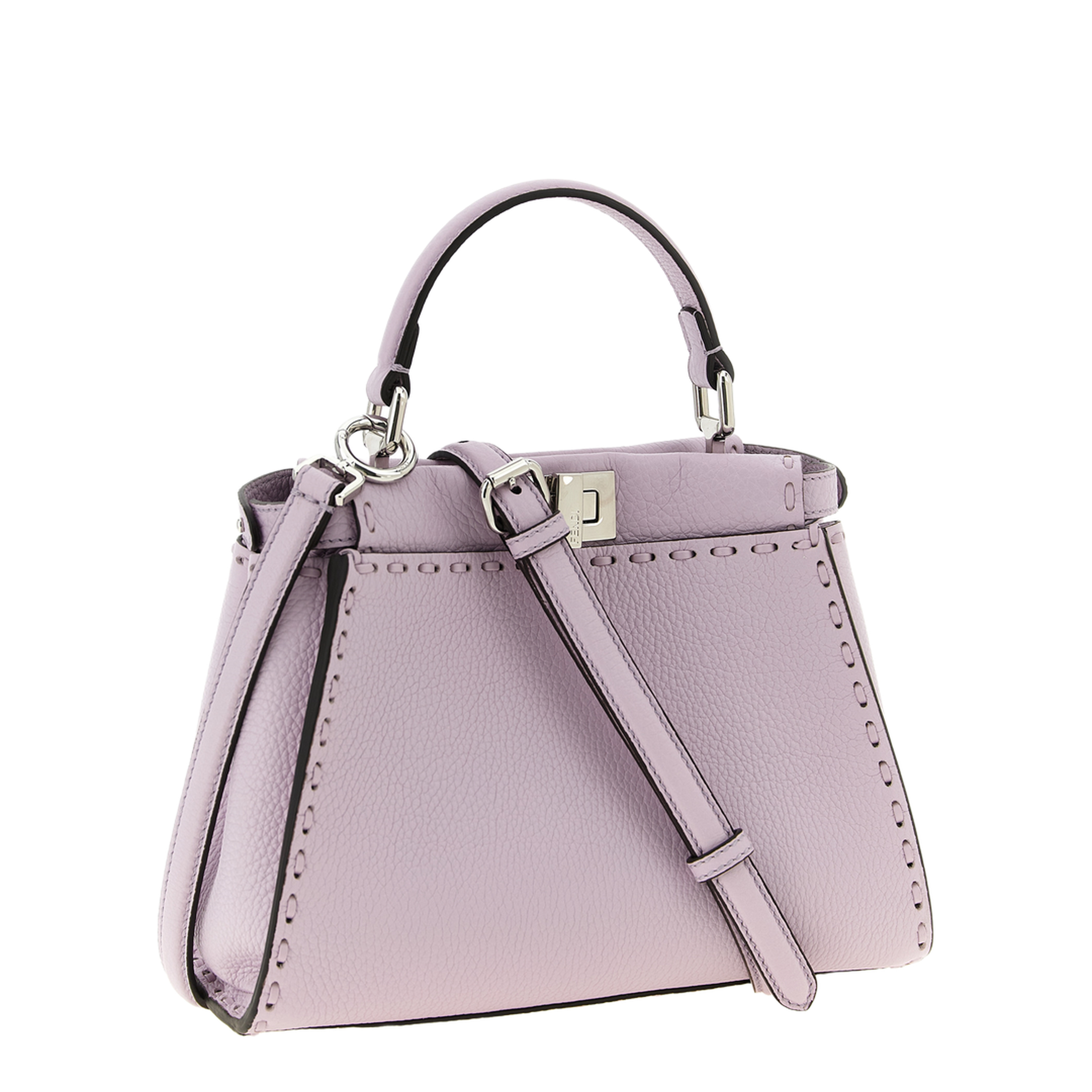 Peekaboo Mini Cuoio Romano Leather Purple - Image 2